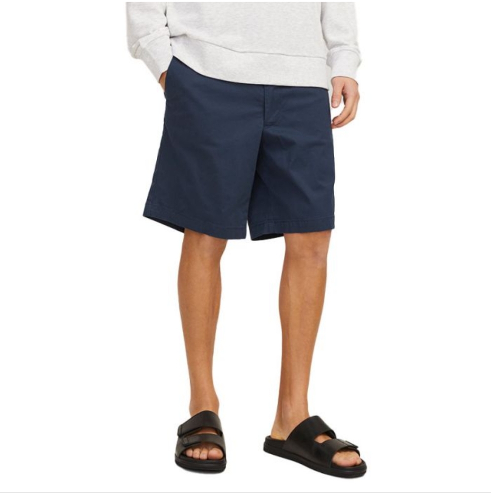 JACK & JONES | Men's Navy Jaiden Campaign Hybrid Woven Jogger Shorts NWOT